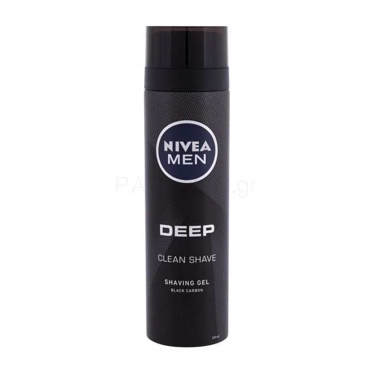 Nivea Men Deep Clean Τζελ ξυρίσματος για άνδρες 200 ml