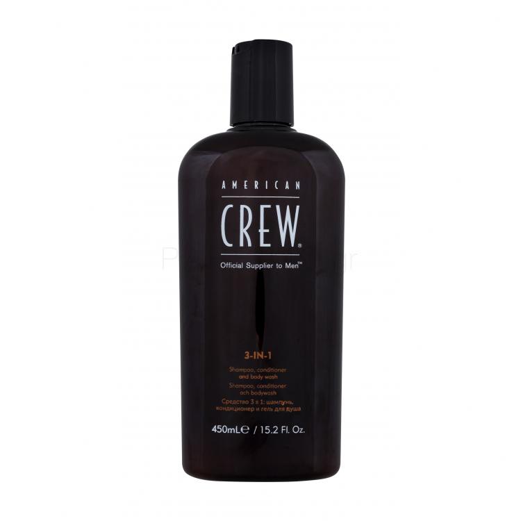 American Crew 3-IN-1 Σαμπουάν για άνδρες 450 ml