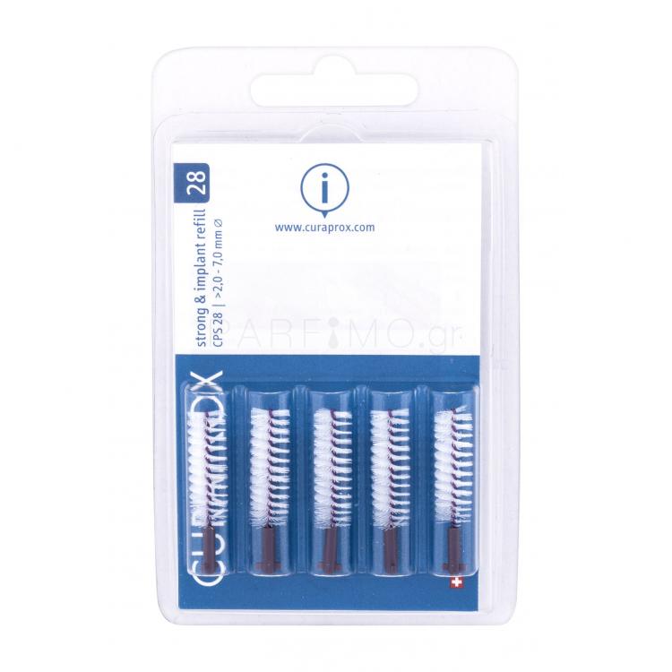 Curaprox Strong &amp; Implant Refill 2,0 - 7,0 mm Μεσοδόντια οδοντοβουρτσάκια 5 τεμ