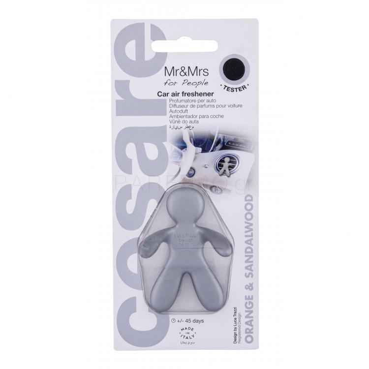 Mr&amp;Mrs Fragrance Cesare Orange &amp; Sandalwood Αρωματικά αυτοκινήτου 1 τεμ