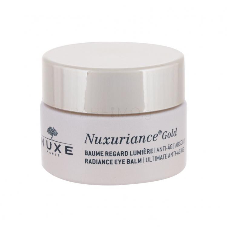 NUXE Nuxuriance Gold Radiance Eye Balm Τζελ ματιών για γυναίκες 15 ml