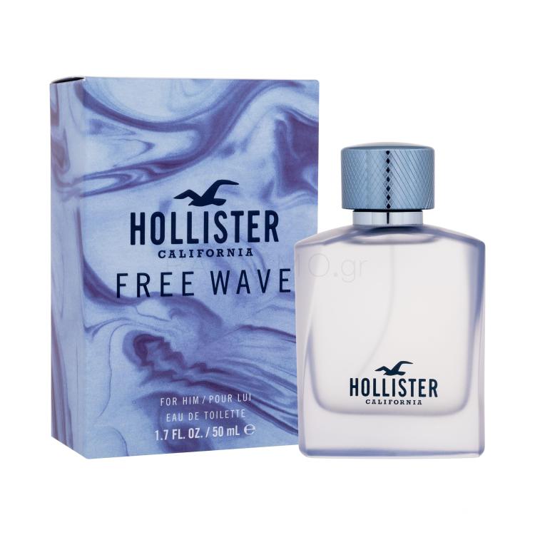 Hollister Free Wave Eau de Toilette για άνδρες 50 ml