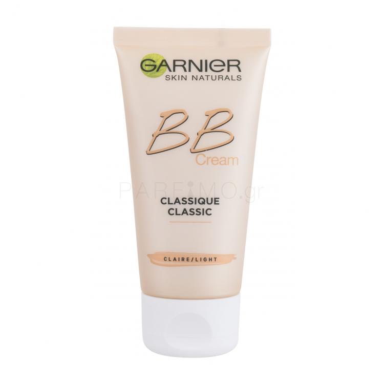 Garnier Skin Naturals Classic ΒΒ κρέμα για γυναίκες 50 ml Απόχρωση Light