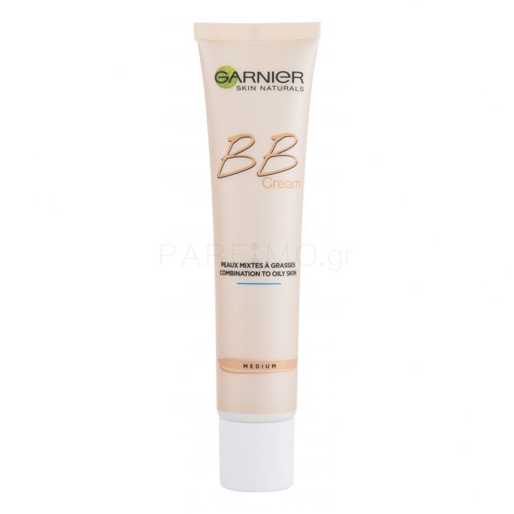 Garnier Skin Naturals Combination To Oily Skin ΒΒ κρέμα για γυναίκες 40 ml Απόχρωση Medium