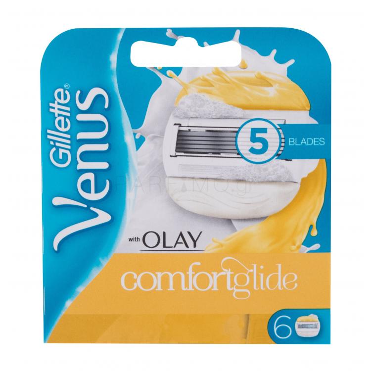 Gillette Venus &amp; Olay Comfortglide Ανταλλακτικές λεπίδες για γυναίκες 6 τεμ