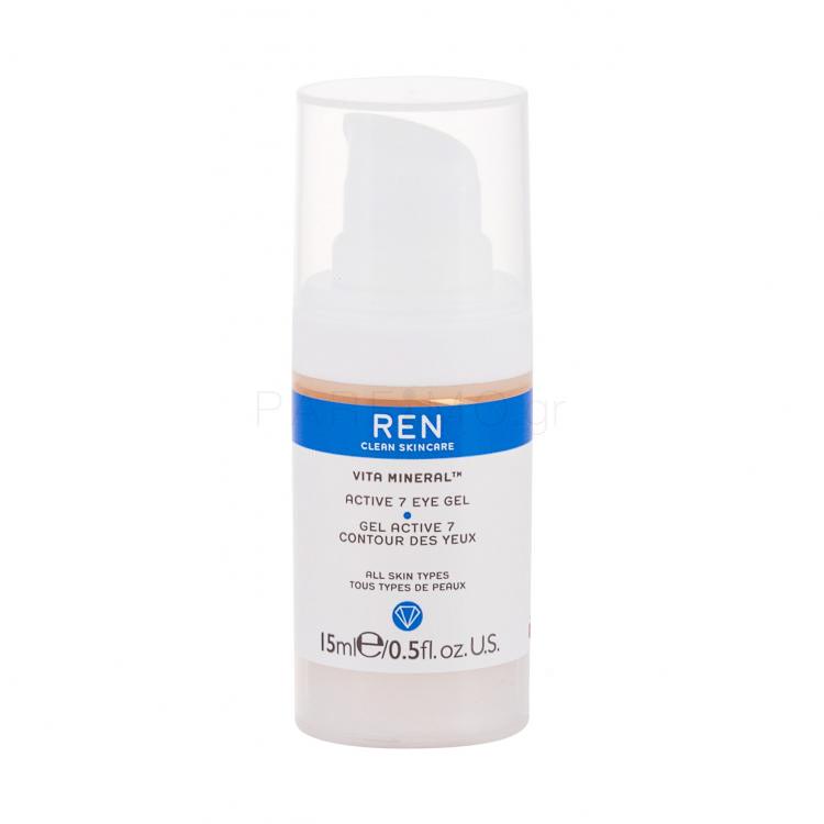 REN Clean Skincare Vita Mineral Active 7 Τζελ ματιών για γυναίκες 15 ml TESTER
