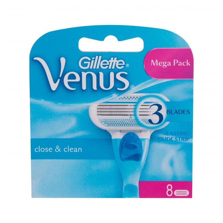Gillette Venus Close &amp; Clean Ανταλλακτικές λεπίδες για γυναίκες Σετ