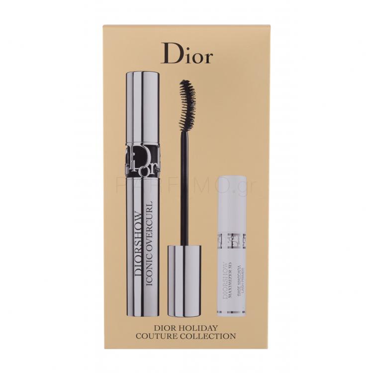 Christian Dior Diorshow Iconic Overcurl Σετ δώρου μάσκαρα Diorshow Iconic Overcur 6 g + βάση κάτω από τη μάσκαρα Diorshow Maximizer 3D 4 ml