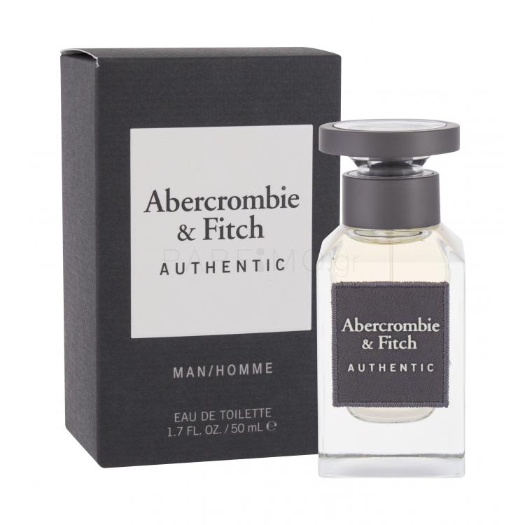 Abercrombie &amp; Fitch Authentic Eau de Toilette για άνδρες 50 ml