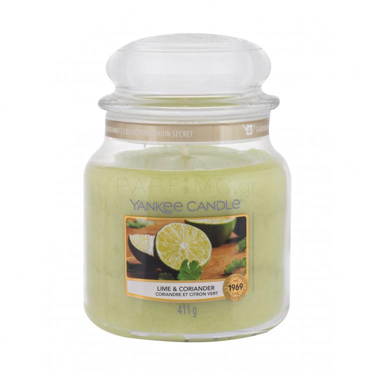 Yankee Candle Lime &amp; Coriander Αρωματικό κερί 411 gr