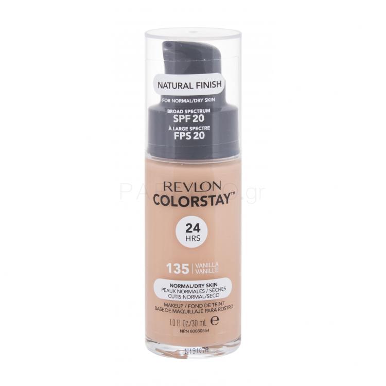 Revlon Colorstay™ Normal Dry Skin SPF20 Make up για γυναίκες 30 ml Απόχρωση 135 Vanilla