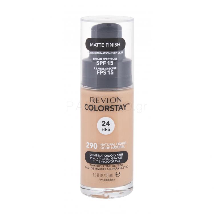 Revlon Colorstay™ Combination Oily Skin SPF15 Make up για γυναίκες 30 ml Απόχρωση 290 Natural Ochre