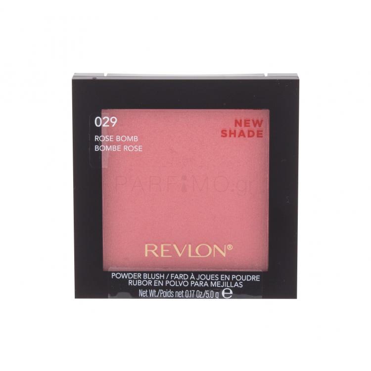 Revlon Powder Blush Ρουζ για γυναίκες 5 gr Απόχρωση 029 Rose Bomb