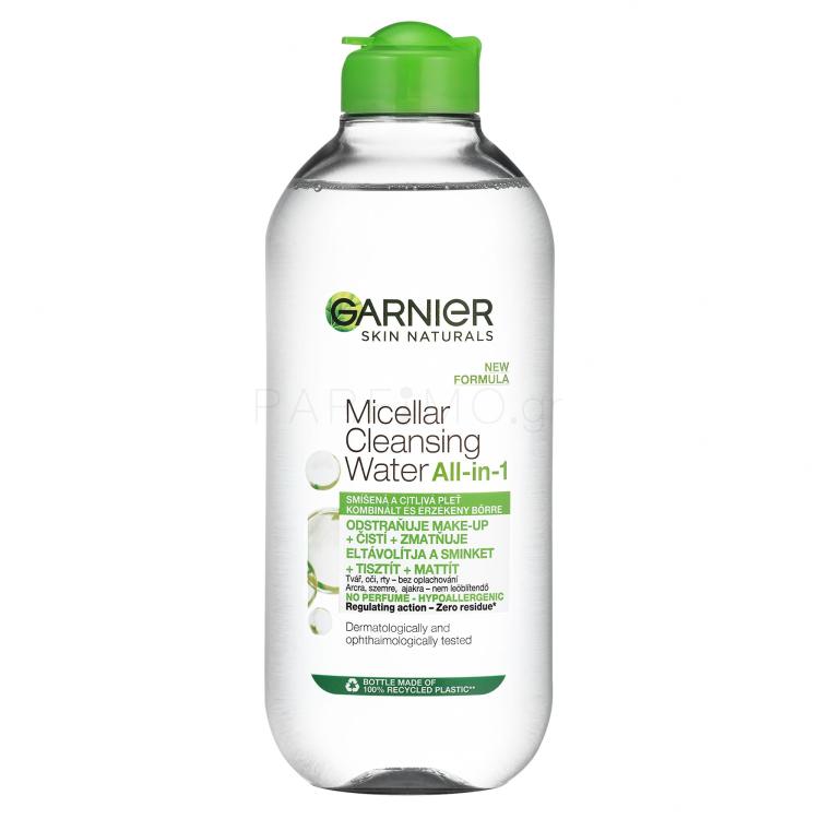 Garnier Skin Naturals Micellar Water All-In-1 Combination &amp; Sensitive Μικυλλιακό νερό για γυναίκες 400 ml