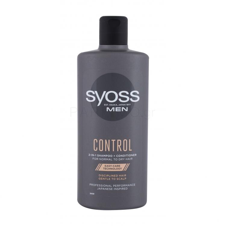 Syoss Men Control 2-in-1 Σαμπουάν για άνδρες 440 ml