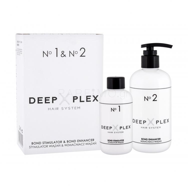 Stapiz Deep_Plex No. 1 &amp; No. 2 Σετ δώρου Ενεργοποιητής Deep Plex Bond Stimulator No. 1 150 ml + ενισχυτικό Deep Plex Bond Enhancer No. 2 290 ml