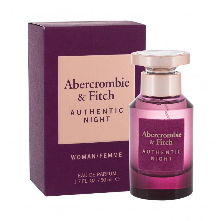 Abercrombie &amp; Fitch Authentic Night Eau de Parfum για γυναίκες 50 ml