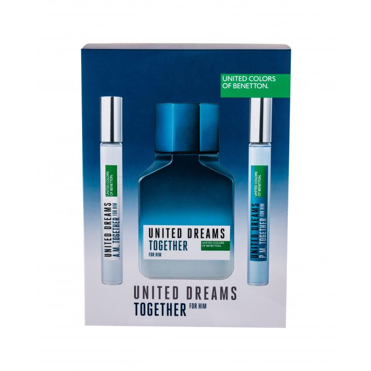 Benetton United Dreams Together Σετ δώρου EDT 100 ml + EDT United Dreams Together A.M. 10 ml + EDT United Dreams Together P.M. 10 ml