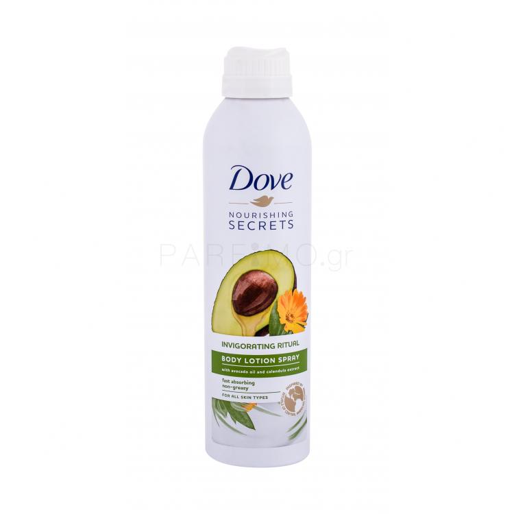 Dove Nourishing Secrets Invigorating Ritual Spray Λοσιόν σώματος για γυναίκες 190 ml