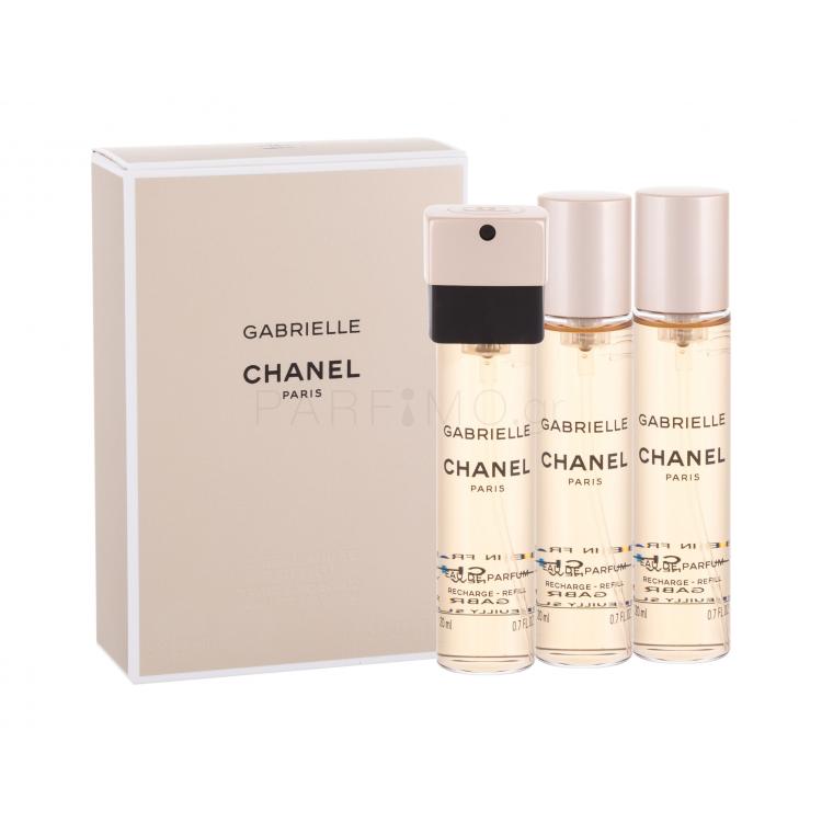 Chanel Gabrielle Eau de Parfum για γυναίκες Συσκευασία &quot;γεμίσματος&quot; 3x20 ml