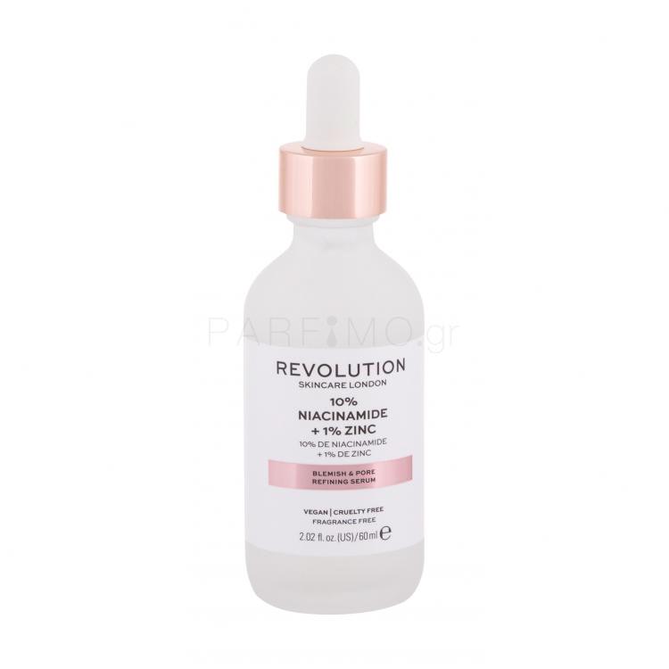 Revolution Skincare Skincare 10% Niacinamide + 1% Zinc Ορός προσώπου για γυναίκες 60 ml