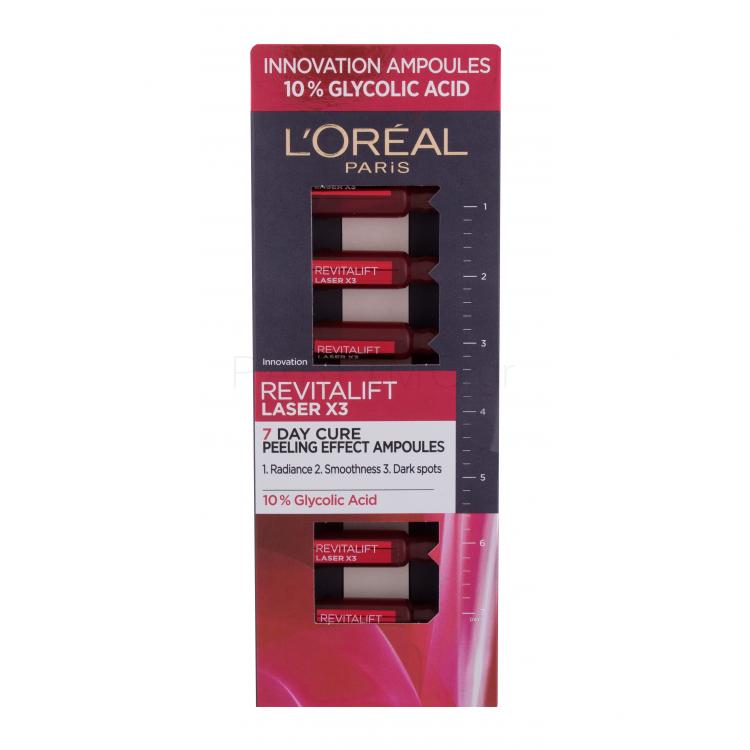L&#039;Oréal Paris Revitalift Laser X3 7 Day Cure Ορός προσώπου για γυναίκες 7x1 ml