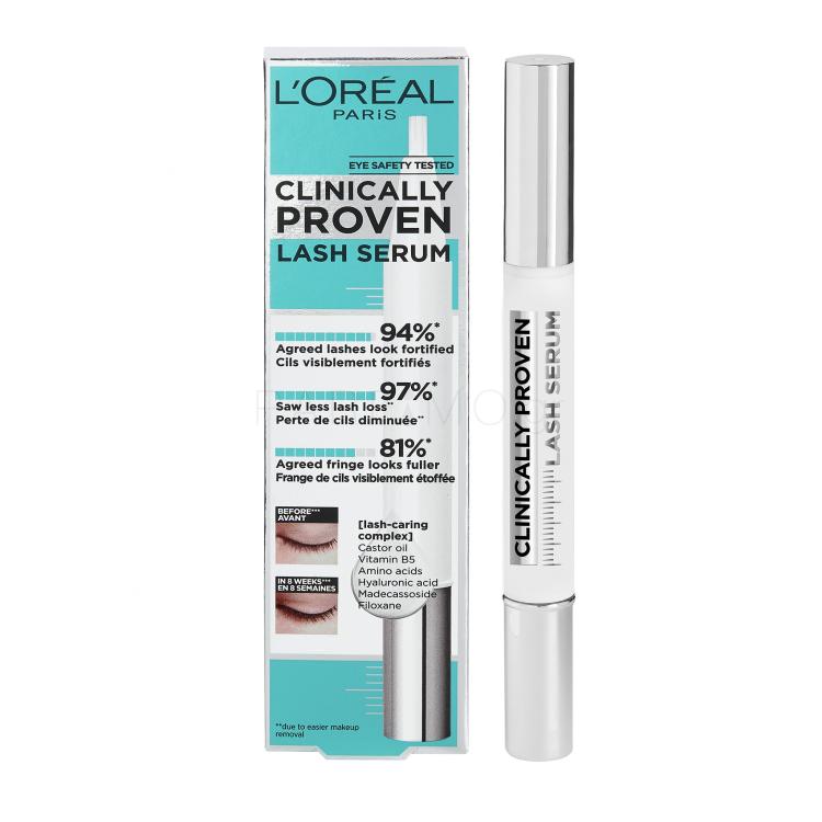 L&#039;Oréal Paris Clinically Proven Lash Serum Φροντίδα βλεφαριδών και φρυδιών για γυναίκες 1,9 ml