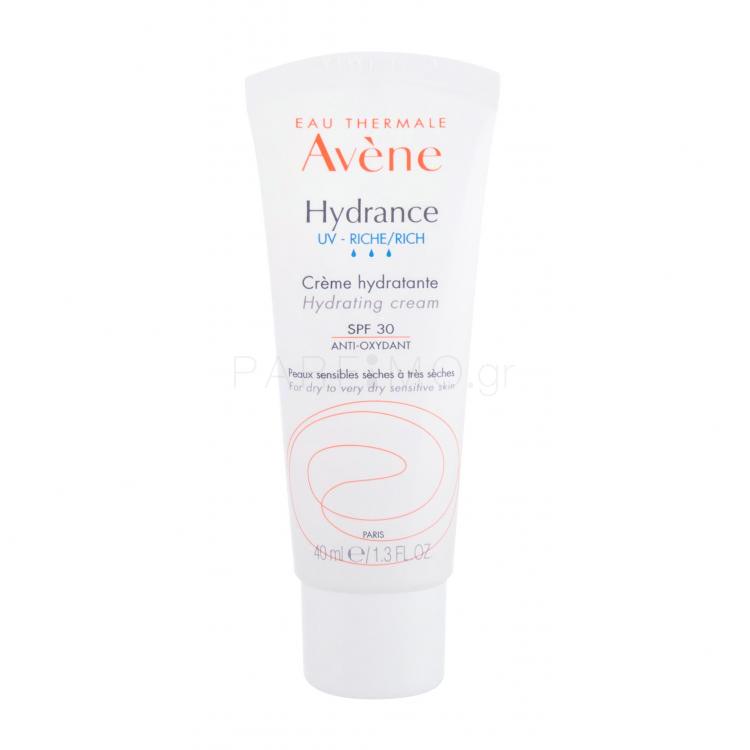 Avene Hydrance UV Rich SPF30 Κρέμα προσώπου ημέρας για γυναίκες 40 ml