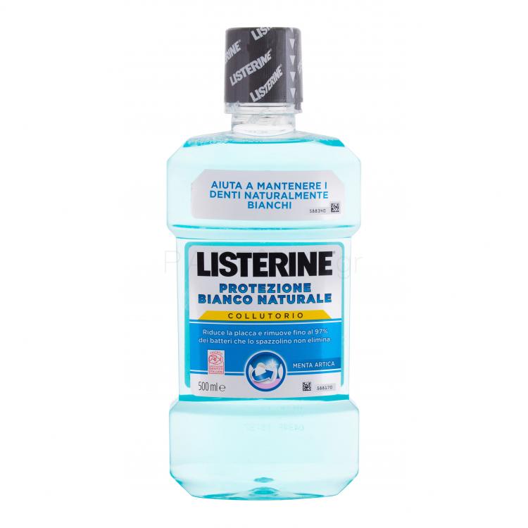Listerine Natural White Protection Mouthwash Στοματικό διάλυμα 500 ml