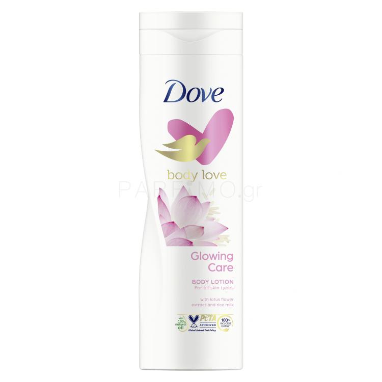 Dove Body Love Glowing Care Λοσιόν σώματος για γυναίκες 250 ml