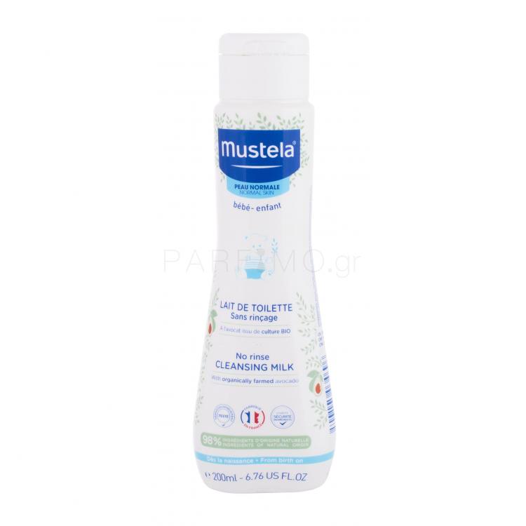 Mustela Bébé No Rinse Cleansing Milk Λοσιόν σώματος για παιδιά 200 ml