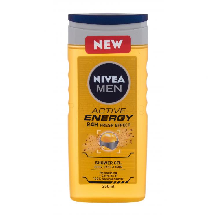 Nivea Men Active Energy Αφρόλουτρο για άνδρες 250 ml