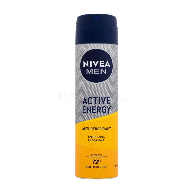 Nivea Men Active Energy 48H Αντιιδρωτικό για άνδρες 150 ml
