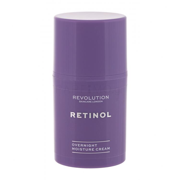 Revolution Skincare Retinol Overnight Κρέμα προσώπου νύχτας για γυναίκες 50 ml