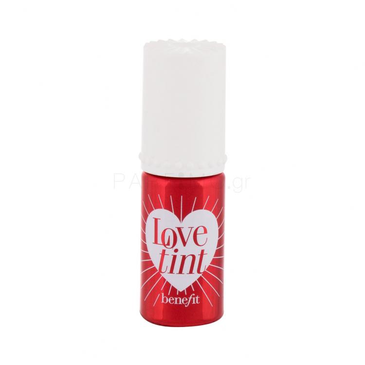 Benefit Lovetint Fiery-Red Tinted Lip &amp; Cheek Stain Κραγιόν για γυναίκες 6 ml