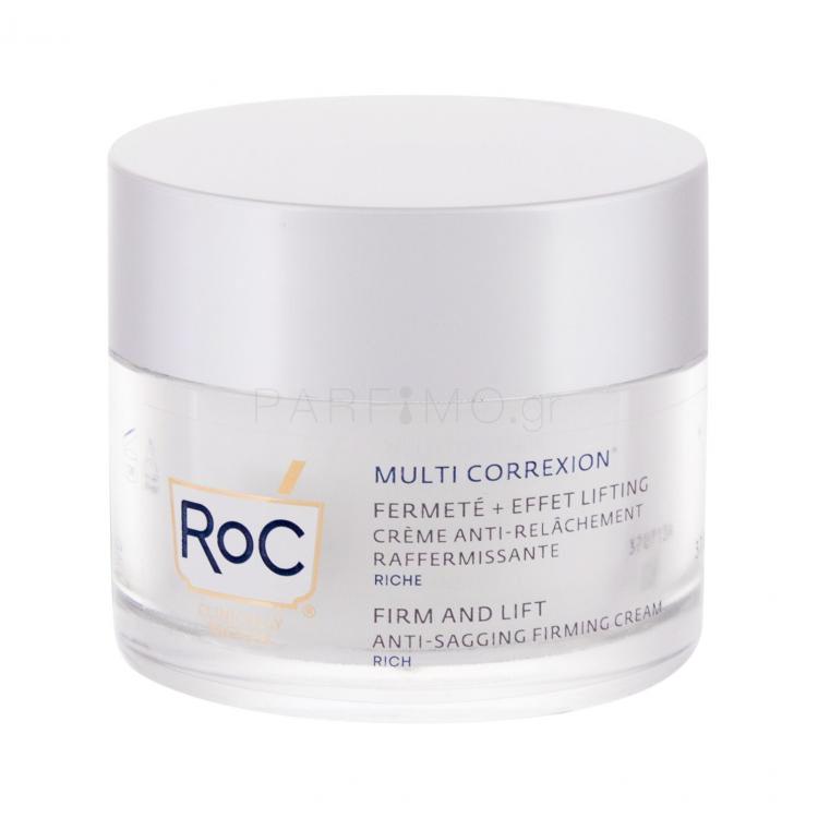 RoC Multi Correxion Firm And Lift Anti-Sagging Firming Cream Rich Κρέμα προσώπου ημέρας για γυναίκες 50 ml