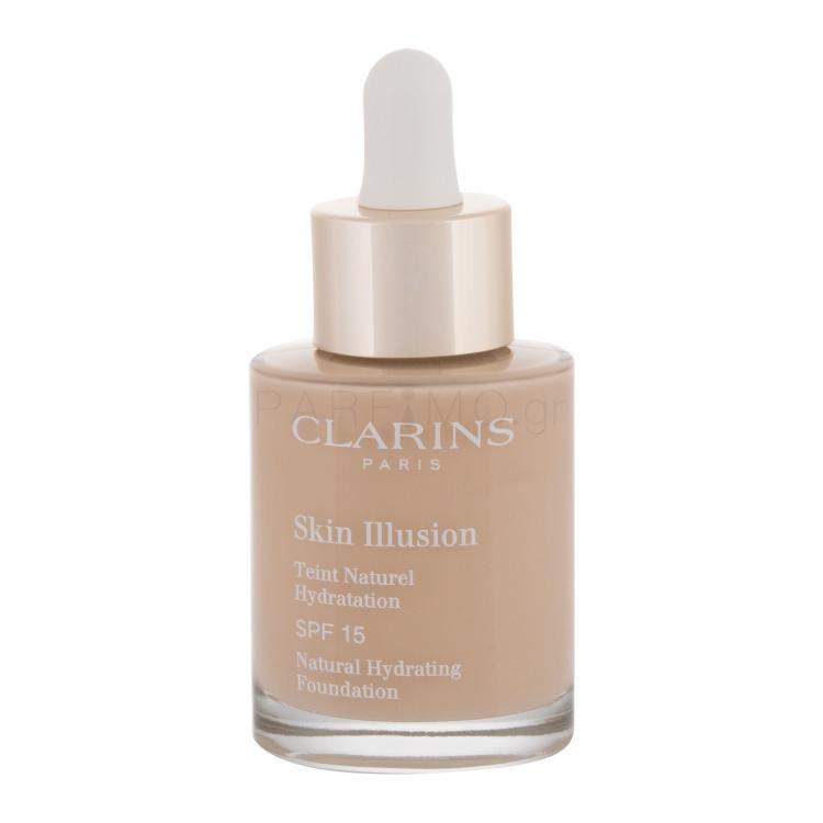 Clarins Skin Illusion Natural Hydrating SPF15 Make up για γυναίκες 30 ml Απόχρωση 105 Nude