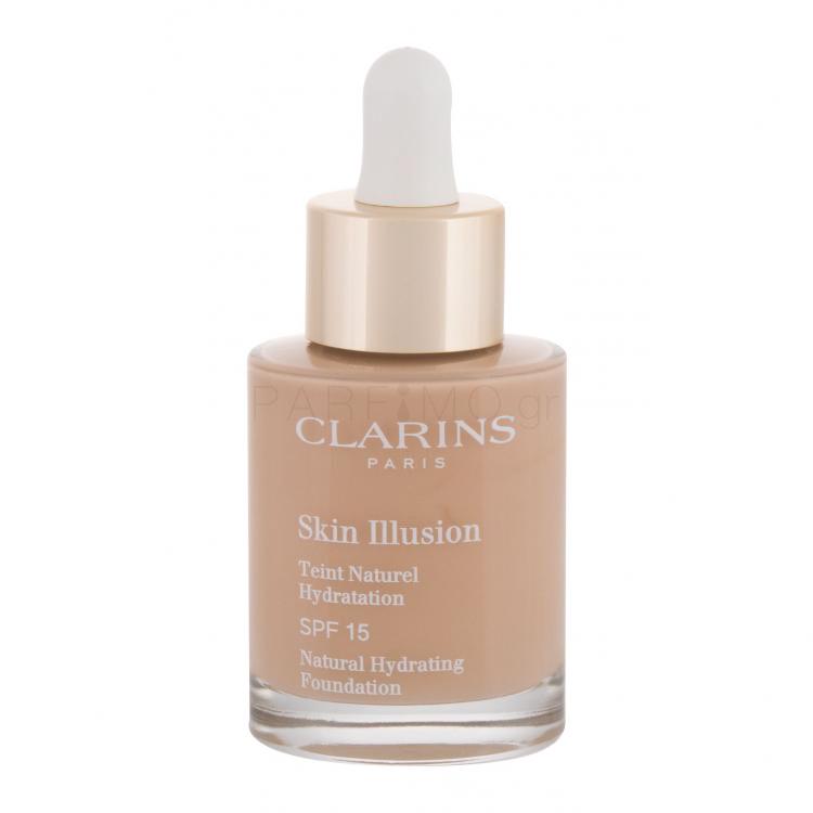Clarins Skin Illusion Natural Hydrating SPF15 Make up για γυναίκες 30 ml Απόχρωση 108 Sand