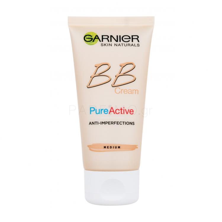 Garnier Skin Naturals Pure Active ΒΒ κρέμα για γυναίκες 50 ml Απόχρωση Medium