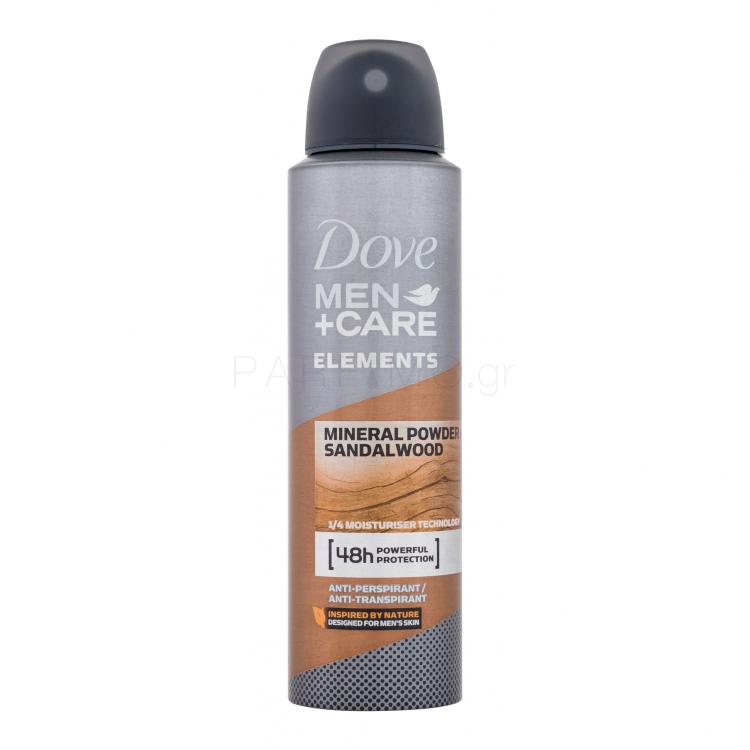Dove Men + Care Elements Mineral + Sandalwood 48h Αντιιδρωτικό για άνδρες 150 ml