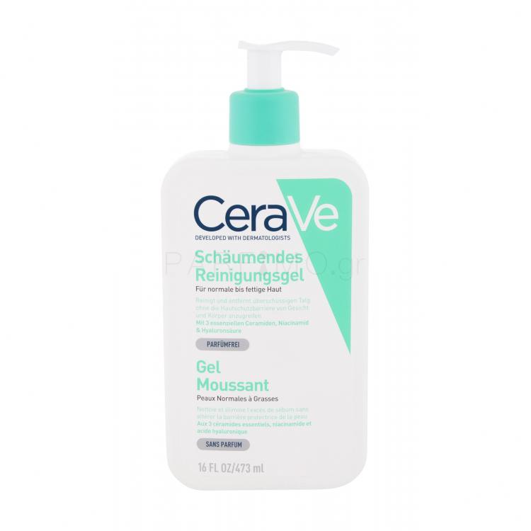 CeraVe Facial Cleansers Foaming Cleanser Καθαριστικό τζελ για γυναίκες 473 ml