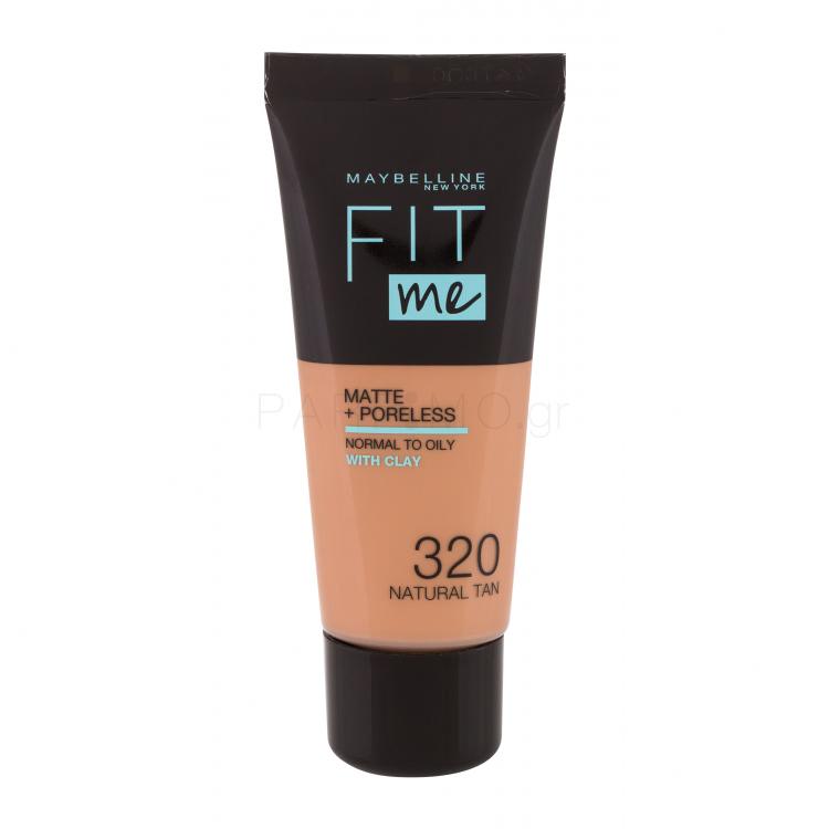 Maybelline Fit Me! Matte + Poreless Make up για γυναίκες 30 ml Απόχρωση 320 Natural Tan