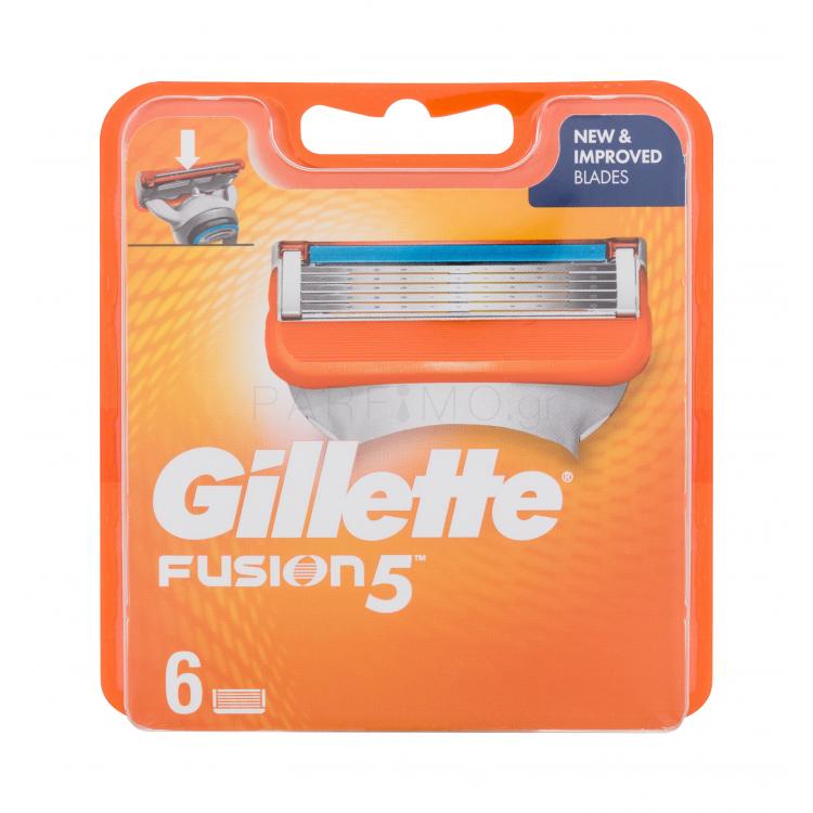 Gillette Fusion5 Ανταλλακτικές λεπίδες για άνδρες 6 τεμ