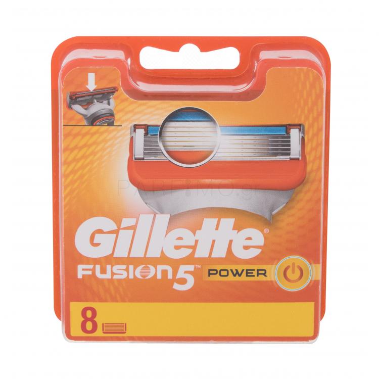 Gillette Fusion5 Power Ανταλλακτικές λεπίδες για άνδρες 8 τεμ