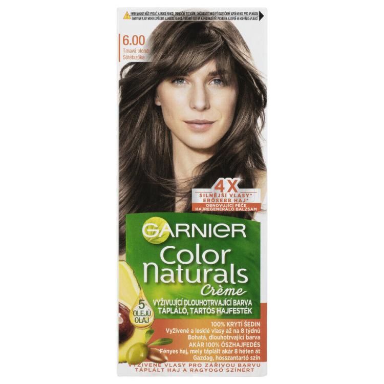 Garnier Color Naturals Créme Βαφή μαλλιών για γυναίκες 40 ml Απόχρωση 6,00 Natural Medium Blonde