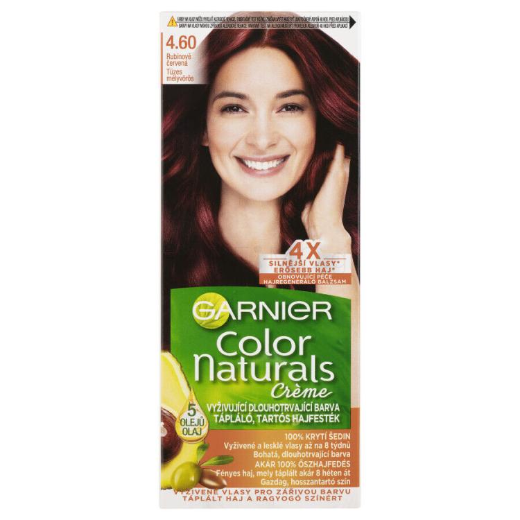 Garnier Color Naturals Créme Βαφή μαλλιών για γυναίκες 40 ml Απόχρωση 460 Fiery Black Red