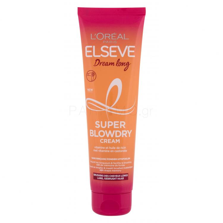 L&#039;Oréal Paris Elseve Dream Long Super Blowdry Cream Για τη θερμική επεξεργασία των μαλλιών για γυναίκες 150 ml