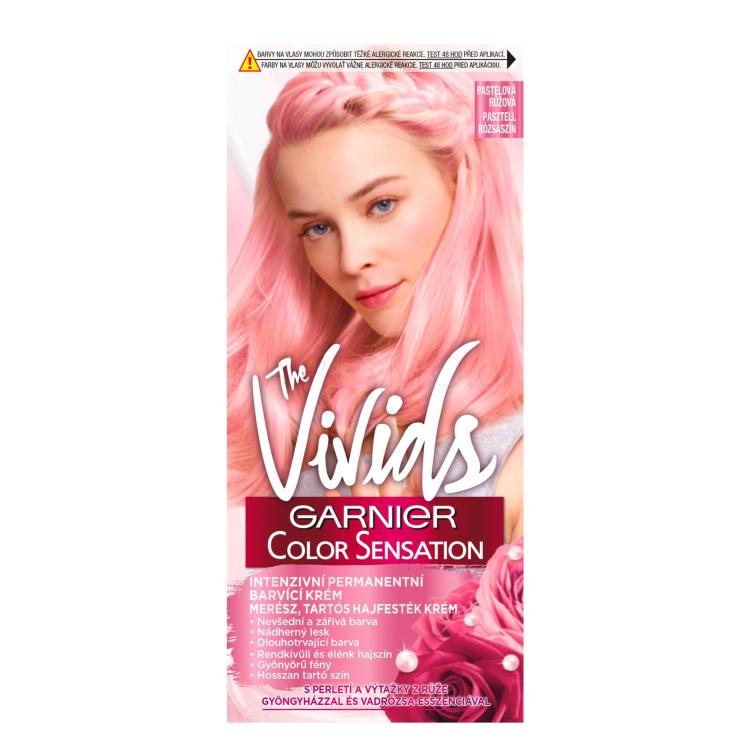 Garnier Color Sensation The Vivids Βαφή μαλλιών για γυναίκες 40 ml Απόχρωση Pastel Pink