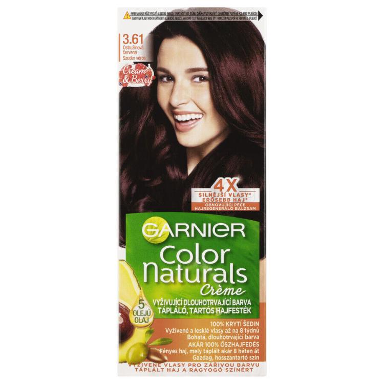 Garnier Color Naturals Créme Βαφή μαλλιών για γυναίκες 40 ml Απόχρωση 3,61 Luscious Blackberry