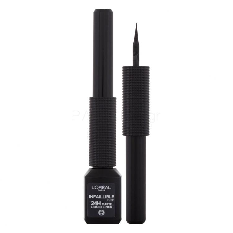 L&#039;Oréal Paris Infaillible Grip 24H Matte Liquid Liner Eyeliner για γυναίκες 3 ml Απόχρωση 01 Black
